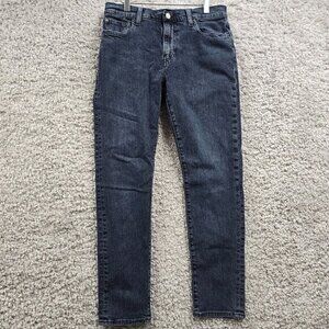 Levi's 512 Slim Taper Jeans Mens 30x30 (fits 28x27) Dark Wash Denim Premium